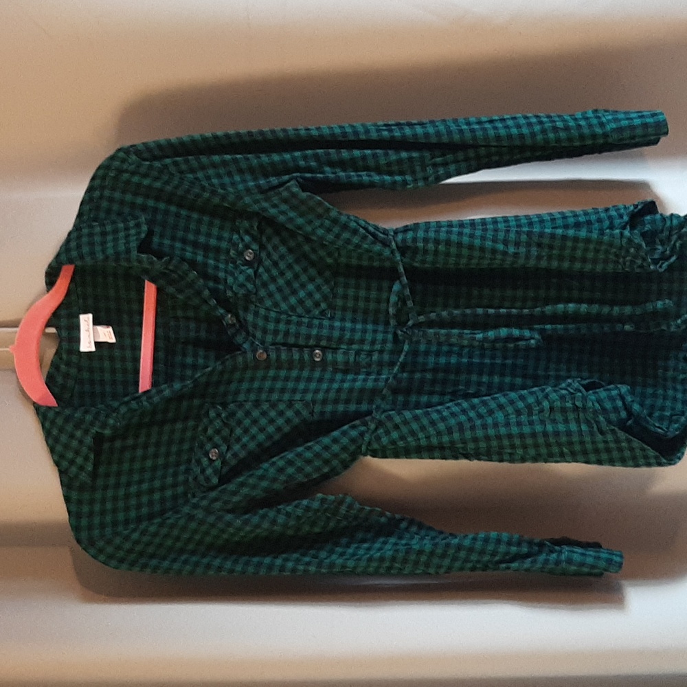 Isabel Maternity Plaid Top